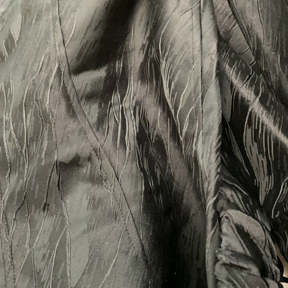 HOLD❌❌❌GANNI METALLIC BLACK JACQUARD DESIGNER DRESS - Picture 8 of 15